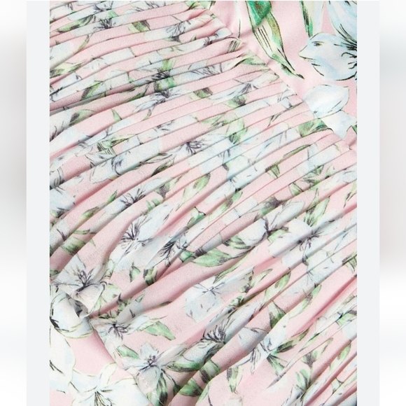 Nwt Amur Grady combo pleated dress size 4 - Picture 10 of 17